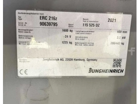 Jungheinrich ERC 216z - 525DZ Triplex Initalhub - Zdjęcie: 2